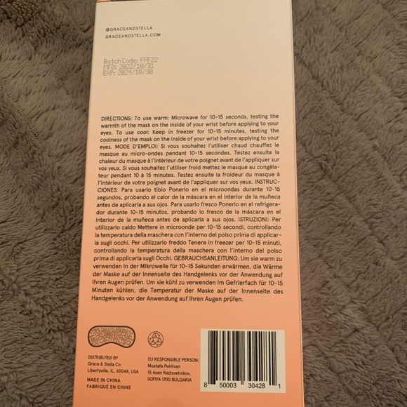 Grace & Stella Sleep Mask - Picture 2 of 2